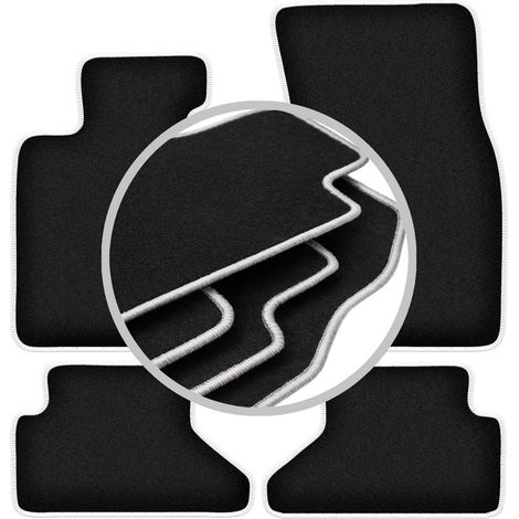 Tapis de sol Carlux argentés pour : BMW Série 6 E64 cabriolet (2003-2010) (1/5)