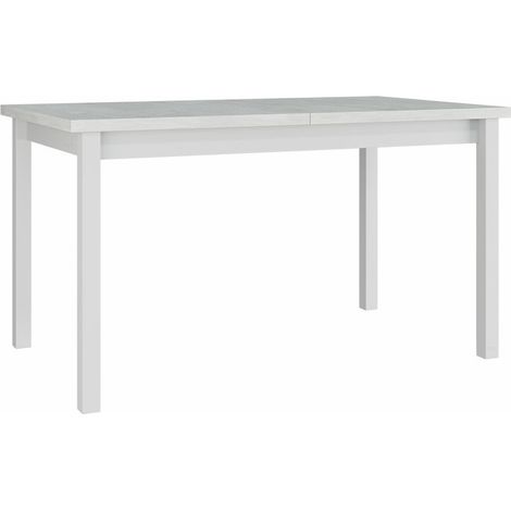 Mesa Victorville 122, Blanco, 78x80x140cm, Alargamiento, Aglomerado laminado, Madera
