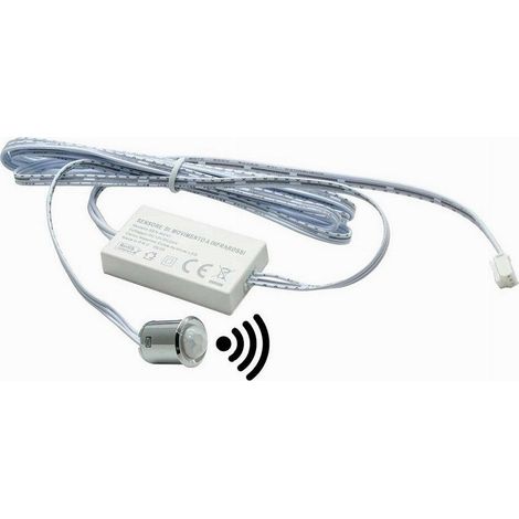 Trade Shop - Sensore Interruttore Infrarossi Passaggio Pir Luci Strip Led Mobili 12/24v Sen-movi - (1/5)