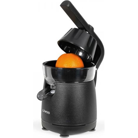 LIVOO Presse-agrumes électrique noir 120W compact 26.5x20.5x15.5cm 1.22kg (1/5)
