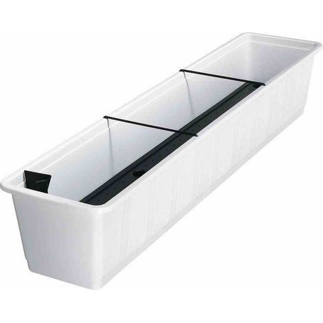 Bewässerungskasten Aqua Gr.100cm weiß