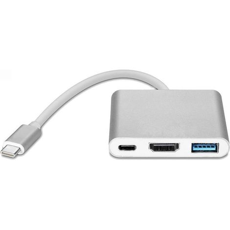 Adaptateur multiport USB-C pour USB 3.0, USB-C (USB PD), compatible 4K HDMI (1/5)