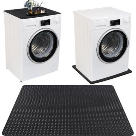 Housse de Machine à Laver 60 x 60 cm, Tapis Dessus de Machine à Laver Universelle Antidérapant résistant à l'eau pour Machine à Laver, Sèche-Linge,Cuisines,Salles de Bains (1/5)