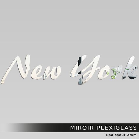 Miroir Plexiglass - New york - 20x91 cm (1/2)