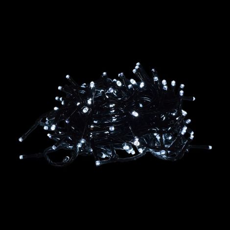Luci per albero di Natale, bianco freddo, 200 LED, effetto lampeggiante, per uso interno ed esterno [200LED lampeggianti] (1/2)