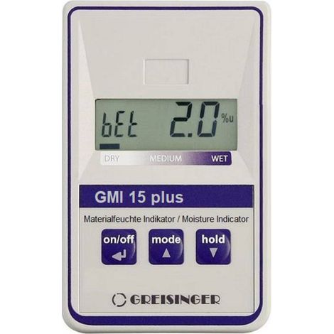 Greisinger GMI15-plus Misuratore di umidità per materiali Range di umidità materiali da costruzione (intervallo) 0.0 fi