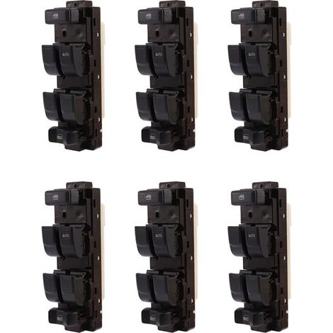Adecuado para 6 interruptores de elevalunas eléctricos nuevos, para modelos D-Max 2003-2011, número de pieza 897400382D