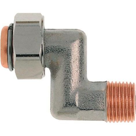 Heimeier S-Anschluss 1353-02.362 DN-Ventil R 1/2xRp 1/2, Rotguss vernickelt (1/4)