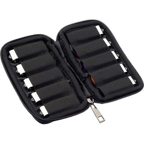 Boîte pour clé USB, étui de rangement pour clé USB, pochette de rangement pour accessoires électroniques, pour clé USB, boîte USB, étui de rangement USB, 1 pièce, noir (1/4)