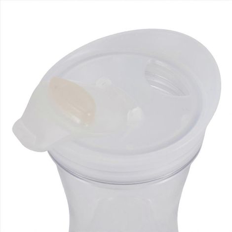 Lot de 2 pièces 0.6l plastique eau carafes avec blanc flip tab couvercles alimentaire grade (1/5)