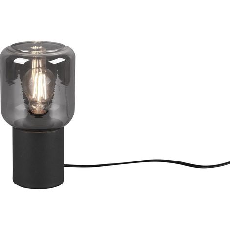 Lampada tavolo da Interno a LED in Metallo Nero Opaco (1/2)