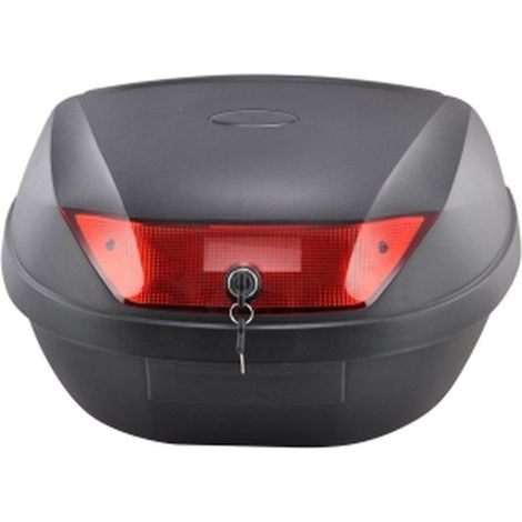 Universal baúl de moto scooter maleta XXL 48 L motocicleta para 2 cascos portacascos