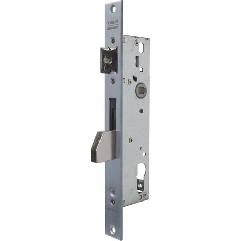 Serrure monopoint à levier basculant pour profils métalliques, Acier inoxydable, Entrée 30 mm, 2210 (1/3)