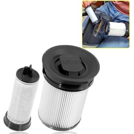 Filtres de Rechange 2 Pièces pour Aspirateur Balai Sans Sac HX1 - Compatibilité Miele, Protection Moteur Longue Durée et Puissance d'Aspiration Soutenue (1/4)
