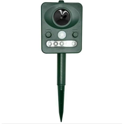 Durable Universal Solar Power Ultra Sonic OutdoorPest Repeller Scarer Dog Animal Dissuasion, Pest Taupe Mouse Rodent Possum Scarer Repellent (1/5)