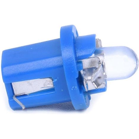10 T5 LED-Glühbirnen, blau, für Armaturenbrett, DC12V, Autobahn