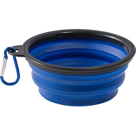 Faltbarer Futternapf Blau 13 x 13 x 5,3 cm 1 Stück Klein 350 ml für Katzen- und Hundenapf (1/5)