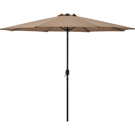 Sonnenschirm Larnaca 230x300 cm Stahl/Polyester Beige casa.pro (1/5)