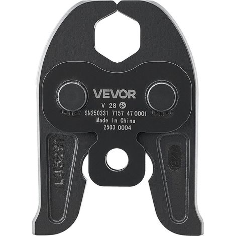 Mâchoire de Presse V28,28mm pour Tuyaux en Acier Inoxydable, Acier Carburé Résistant, Compatible Outils de Presse 32NK (1/5)
