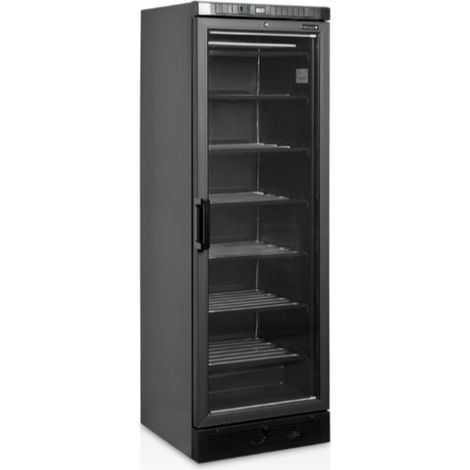 Vitrine froid négatif à porte vitrée chauffée - Couleur Noir - TEFCOLD (1/5)