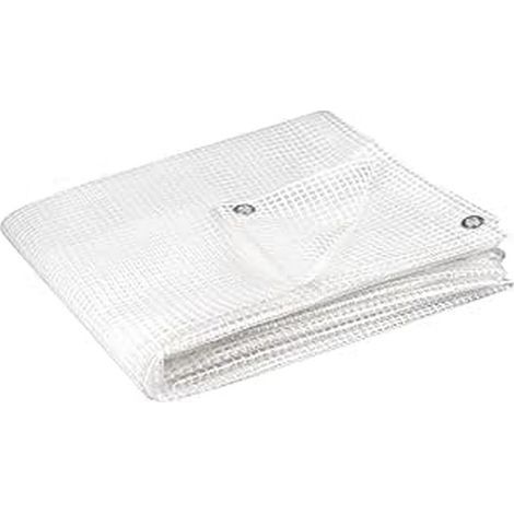 Verstärkte Plane 2x3m, 160g/m², lichtdurchlässig, wasserdicht, mit Ösen, für Garten und Baustelle (1/5)