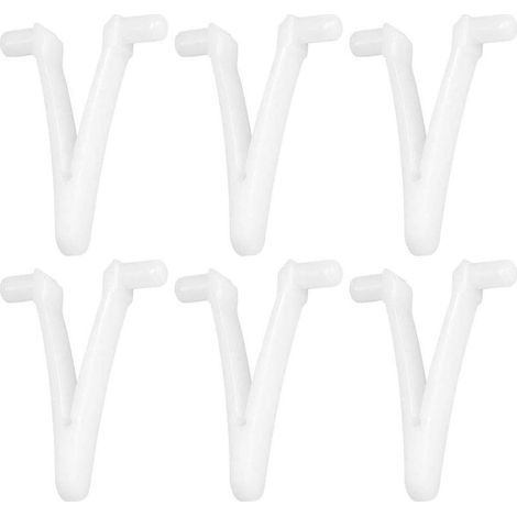 Clip de Papillon d'Approvisionnement de Piscine de 6Pcs pour La Brosse de Station Thermale de Piscine, Râteau à Feuilles, Écumoire de Feuilles, Tête Compacte d'Aspirateur (1/5)