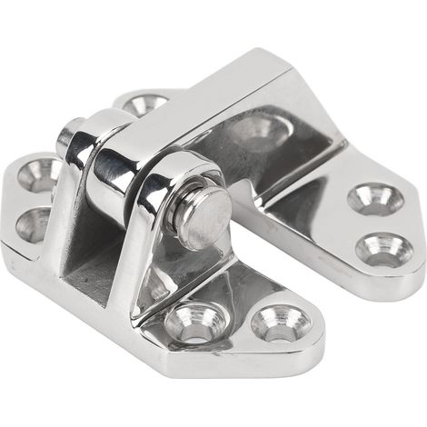 Marine Hinge 316 Stainless Steel Mirror Polished Rust Resistant Deck Hinge Boat Cabin Cover Hinge for Yacht (1/5)