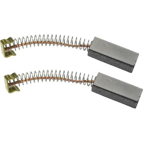 2x Kohlebürsten Motorkohlen 23mm x 9mm x 6mm Kohlestifte Motorbürsten Schleifkohlen Carbonbürste mit Kupferdraht und U-Anschlussbügel ersetzt Kirby 107189 G1 G10 Sentria G2 G3 G4 G5 G6 G7