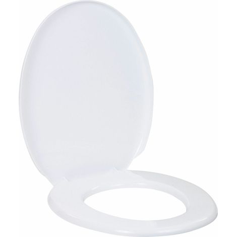 Abattant de toilette - L 45 x l 36 cm - Blanc - Livraison gratuite (1/5)