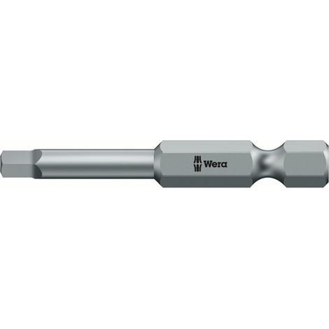 Embout de vissage empreinte carrée avec fonction de retenue 868/4 V N°3 x 50 mm - WERA