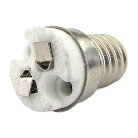 2 PZ Convertitore Adattatore Portalampada Per Lampada Attacco Da E14 a MR16 12V (1/3)