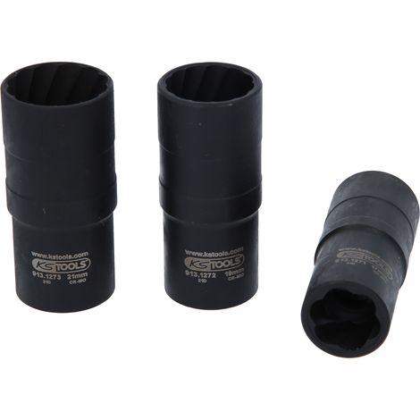 KS Tools 913.1270 Set di bussole a percussione 17-21 mm (1/4)