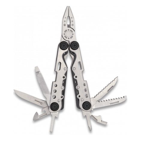 Multifunktionszange 9 Funktionen, Gesamtgröße 15,5 cm, mit Mango Aluminium, Farbaluminium, Edelstahlbleche, Martinez Albainox 3342727