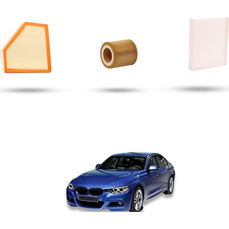 Kit Tagliando 3 filtri compatibile con BMW Serie 3 (F30, F80,F31) 320I 135kw dal 2012 al 2018 (1/4)