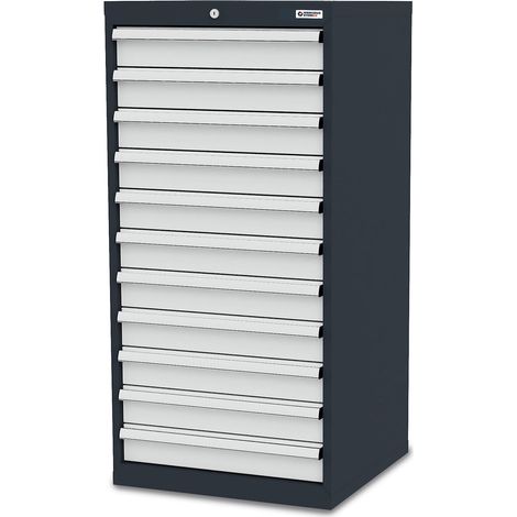 WS24 Schubladenschrank Schubladen: 11 x 100 B x T x H 600 x 575 x 1220 mm - WS24-100209