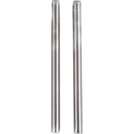Lot de 2 emporte-pièces semi-circulaires en acier pour ceinture, poinçon à cuir 5mm (1/5)