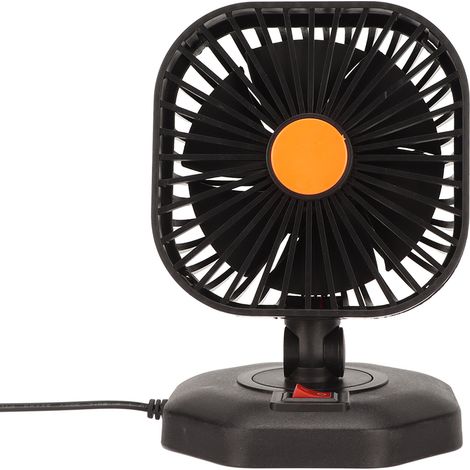 Petit ventilateur de table portable, réglable, puissant et silencieux, idéal pour la maison ou le bureau. (1/5)
