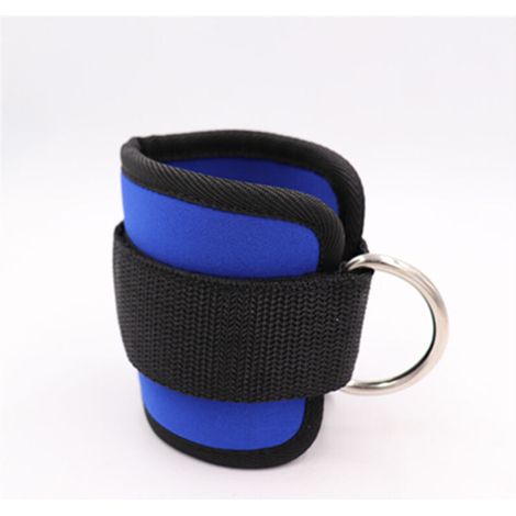Sangles de pied Anneau en D Menottes de pied Entraîneur de jambe rembourré taille unique (1/5)