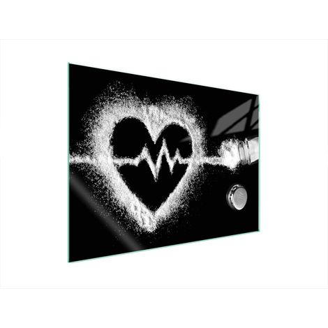 PIASTRA PROTETTIVA IN VETRO PER STUFA 70x52 CUORE (1/5)