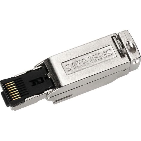 Siemens IE FC RJ45 Plug 180 4x2, Conector RJ45 con tecnología de conexión FC, 1 ud., 6GK19011BB112AA0
