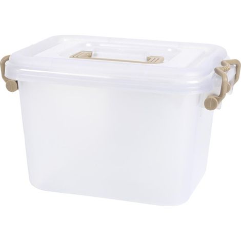 Boîte de Rangement Avec Poignée "Lia" 5L Transparent (1/3)