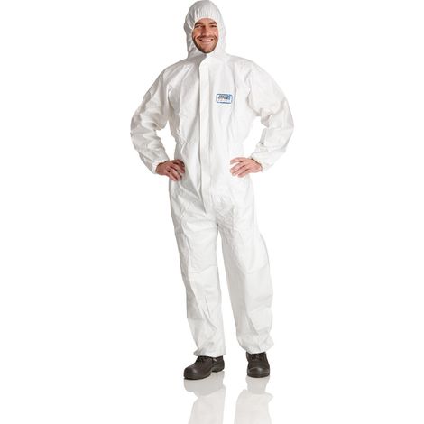 mono desechable de protección integral prosafe 2 blanco t-xxl - starter