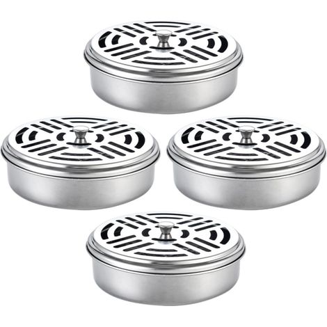 Support pour spirales anti-moustiques en acier inoxydable avec (1/5)