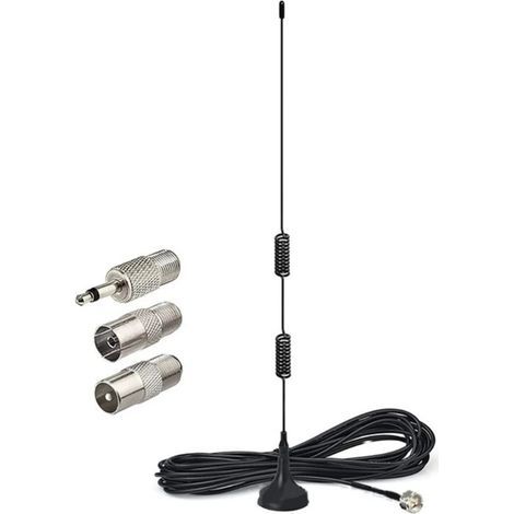 Support magnétique d'antenne DAB FM pour radio stéréo numérique DAB FM d'intérieur Denon Pioneer Marantz Sherwood avec Bluetooth. (1/5)