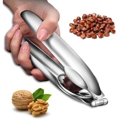 Coupe-marrons en acier inoxydable pour châtaignes et marrons, casse-noix pince 1 pièce (1/5)
