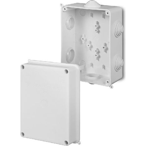 CAJA DE CONEXIONES CON PRENSAESTOPAS LUX-158X118/EPN IP55 Electro-Plástico (1/2)