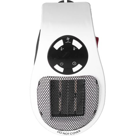 Chauffage électrique portable 500W mini avec télécommande pour bureau et maison (1/5)