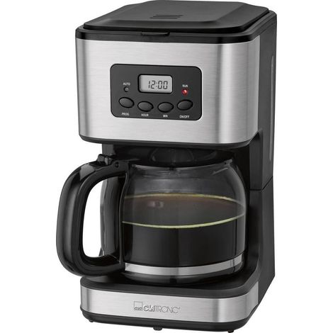 Clatronic KA 3642 Kaffeemaschine Silber 14 Tassen Programmierbar