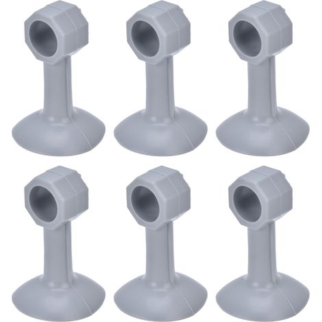 10 Pièces Joints Ronds en Caoutchouc Bloque-Porte pour Lave-Linge à Hublot, Support de Porte Gris (1/5)