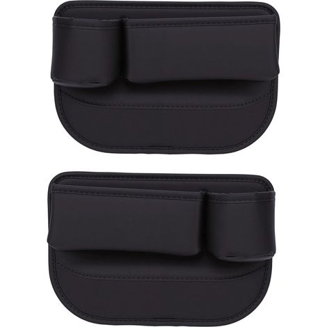Pieces Car Cup Holder Spacer Bag Multifunctional Car Seat Space Filling Storage Box with Leak-Proof Cap for Organizing (1/5)